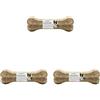 Croci Ossa per cani Munchy - Snack premio masticativo per cani, dental stick per la pulizia dei denti, 20 gr, 8.5 cm (Confezione da 3)