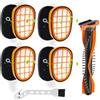 QZQUFJ Ricambi per Philips Speedpro Max, Filtro per Philips Aspirapolvere, Adatto per FC6812/6814/6822/6823/6827/6908, con Spazzola a Rullo, Spazzola Fine, Cotone Idrofilo e Filtro