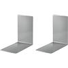 Fermalibri In Metallio Albert - Grigio, 130x140x140 Mm, Set Da 2 - Foto 2