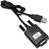 OcioDual Cavo Adattatore USB 2.0 a DB9 9 Pin M/M Nero Convertitore Porta di Comunicazione Seriale RS-232 0.8m per Router Modem