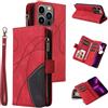 GoodcAcy Cover Samsung Galaxy S22 Ultra con Cordino,Flip Portafoglio Custodia in Pelle,[9 Porta Carte][Chiusura Magnetica],Custodia Libro Cover con Laccio per Samsung Galaxy S22 Ultra - Rosso