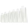 Mainetti Bags Shopper - maniglia piattina - 22 x 10 x 29 cm - carta kraft - bianco - Mainetti Bags - conf. 25 pezzi (unità vendita 1 pz.)