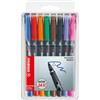STABILO Pennarello OHPen universal permanente 843 - punta media 1 mm - colori assortiti - Stabilo - conf. 8 pezzi (unità vendita 1 pz.)