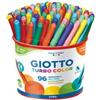 GIOTTO Pennarelli Turbo Color - punta ø2,8mm - colori assortiti - Giotto - barattolo 96 pezzi (unità vendita 1 pz.)