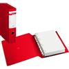 SEI ROTA Raccoglitore Stelvio F - 22 x 30 cm - 4 anelli a D 25 mm - dorso 3,5 cm - rosso - Sei Rota (unità vendita 1 pz.)