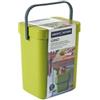 PERFETTO Pattumiera Gino - per rifiuti organici - 5 L - verde - Perfetto (unità vendita 1 pz.)