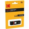 Kodak - Memoria Usb 2.0 - EKKMMD8GK102 - 8GB (unità vendita 1 pz.)