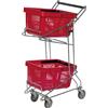 Kongamek Carrello cestino per la spesa in rete capacità 60kg Kongamek KM111013