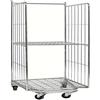 Kongamek Roll container sovrapponibile con freno 2 sponde 800x730x1910 - Kongamek KM2000B