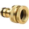 Cellfast Raccordo Universale con Filettatura Femmina in Ottone, Brass Attacco rapido G1/2 - G3/4, 21,00mm-26,5mm, 52-860