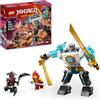 LEGO NINJAGO Mech da Battaglia di Zane - Figura Giocattolo Ninja Snodabile con 3 Minifigure con Armatura, Spade e Accessori, Giochi per Bambini e Bambine da 6 Anni da La Rivolta dei Draghi 71827