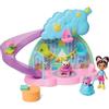 Gabby's Dollhouse, Stanza dei Giochi dell'Asilo Gatto-Orecchio, Set di Gioco da 17 Pezzi con 4 Personaggi e Mobili per la Casa delle Bambole, Giocattoli per Bambine e Bambini, 3+ Anni