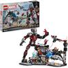 LEGO | Marvel Azione di Battaglia Captain America: Civil War - Set con Supereroi, 8 Minifigure Avengers, Aereo Giocattolo Quinjet e Accessori, Giochi per Bambini e Bambine da 10 Anni dal Film 76314