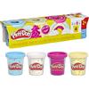 Play-Doh Confetti Pack, Giocattoli di Fantasia con Barattoli Colorati, Giochi per Bambini e Bambini dai 2 Anni in su, Contiene 4 Vasetti da 85 g, Azzurro, Bianco, Rosa, Giallo