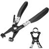 Toolwiz Pinza per Fascette Stringitubo, Strumenti Morsetti per Tubi Pinze per Fascette Auto, Rimozione e Installazione e per la Riparazione di Morsetti a Fascia Piatta Girevoli Attrezzi Officina