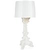 Kartell Bourgie Lampada da Tavolo, Dimmerabile E14, Bianco/Oro