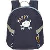 Lässig Piccolo zaino per bambini per la scuola materna con cinturino da 2 anni, 20 x 9 x 24 cm, 3,5 L, Outdoor Cloud Dark Blue