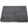 MEOYCHB Letti Per Cani Ortopedici Per Cani Di Taglia Extra Large, Cuccia Per Cani In Memory Foam Di Grandi Dimensioni Con Copertura Lavabile Rimovibile, T(Size:90x70x10CM/35.4x27.6x3.9inch,Color:Grigio scuro)