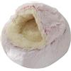 Generic Cuccia rotonda per cani, cuccia per cani di piccola taglia | Letto universale per animali domestici, comodo e morbido per cani, cuccia invernale soffice per gatti, cani di piccola taglia e cani