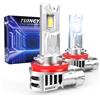 TUINCYN H11 LED Lampadine Auto, 20000LM 600% Brillante 6000K Bianco Canbus, H8 H9 LED Fari Lampada Kit, Anabbaglianti o Abbaglianti, 1:1 Mini Lampadine Sostituzione per Alogena, 2 Lampadine