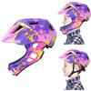 ONTYZZ Casco Bici Bambino Integrale Caschetti per Bambini Caschi Integrali MTB Ragazzi Ragazza Caschetto Bici con Protezione Mento Staccabile per Skateboarding Roller Skating