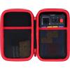 Lebakort Duro Viaggio Caso Custodia per Giiker Giochi Puzzle Super Slide Giochi (Nero+Rosso)