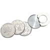 Generic Speciale Magnetico Flipper Moneta Farfalla Moneta Trucchi Magici Soldi Accessori Magici Stage Street Close Up Commedia Puntelli 3 cm x 3 cm Argento Magia TOYS_AND_GAMES