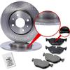ENVA MADE FOR QUALITY BESTPRICE Set freni asse anteriore incl. dischi freno pieni Ø 240,5 mm + pastiglie freno anteriori, compatibile con FIAT PANDA (169_)
