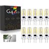 BVCL Lampadine G4 LED, 220V 2W G4 LED Bianco freddo 6000K 200LM, Equivalente per Lampadine Alogene Da 20W, Non Dimmerabili, Non Sfarfallanti, 10 Pezzi