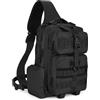 G-raphy Zaino Monospalla Uomo Militare Casuale Marsupio Sportivi Borsa a Tracolla Marsupio Uomo Sportivo Borsetta Monospalla Militare per Campeggio Escursionismo Ciclismo Viaggio Trekking (Camo nero)