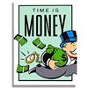 ABCWARRT Classico Cartoon Graffiti Canvas Painting ALEC Monopoly Time Is Money Poster Casa Soggiorno Ufficio Wall Picture Decor Nessuna Cornice (40 * 60cm Nessuna Cornice,9)