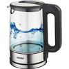 Mesko MS 1301b - Bollitore con regolazione della temperatura, 1,7 l, teiera con retroilluminazione a LED, 2200 W, bollitore per acqua