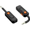 Vinmooog aux bluetooth auto ricevitore bluetooth trasmettitore bluetooth per tv,adattatore bluetooth ricevitore bluetooth aux chiavetta bluetooth 5.4 vivavoce bluetooth per auto con 3.5mm AUX