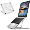 Aigital Supporto pc Portatile, Supporto per laptop ergonomico, Leggero, Antiscivolo,Regolabile a 6 Angolazioni e ventilato, Laptop Stand Compatibile con computer portatili fino a 17 -Bianco