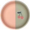 LÄSSIG Ciotola per bambini in silicone/Silicone Bowl Happy Fruits Cherry