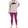 Disney Pigiama per Donna Mary Poppins Multicolore Small