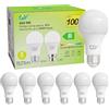 GY Lampadina LED E27, 8W(equivalenti a 100W), Lampadine LED 1521 Lumen, Lampadine LED E27 Luce Naturale 4000K, Fascio 360 Gradi LED, Lampade LED Risparmio Energetico A60, Non Dimmerabili, 6 Pezzi