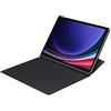 Samsung Smart Book Cover Custodia per tablet a libro posizionabile con doppia visualizzazione per Galaxy Tab S9+ | S9 FE+, Nero