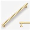 Amerdeco 10 pezzi Maniglie per Mobili Oro da Cucina Distanza fori 192mm Maniglie cucina armadietti in maniglie cucina per maniglie cassetti UK0067