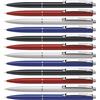 Schneider K 15 - Penna a sfera (mina per documenti, tratto M, colore inchiostro: blu), confezione da 12 pezzi, colori assortiti