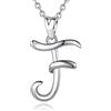 EUDORA Harmony Ball Collana Iniziale Argento Sterling 925 26 Lettere dell'Alfabeto Ciondolo Personalizzato Nome Gioielli Collane Regali per Donne Ragazze Festa della Mamma, Catena 45 cm