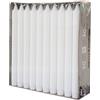 Papstar 86416-30 candele a corona Ø 2,2 cm, 24 cm, in 100% stearina, colore: Bianco