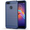 Manyip Custodia e Cover per Motorola Moto E6 Play,Custodia Materiale in Fibra di Carbonio per Motorola Moto E6 Play,Tocco Confortevole, Protezione a 360 °