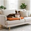 Italian Bed Linen Maxy Cuscinone Cane e Gatto ELEGANT - Cuscino per Animali Domestici Imbottito, in Microfibra, 60x100 cm, Materassino Morbido e Confortevole per Cani Taglia Piccola/Media/Grande, Arancione