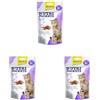 GimCat Nutri Pockets con anatra - Snack croccante per gatti con ripieno cremoso e ingredienti funzionali - 1 busta (1 x 60 g) (Confezione da 3)