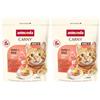 animonda Carny Adult, Croccantini Gatto, senza zucchero e senza cereali, Pollo + Manzo 350 g (Confezione da 2)