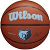 Wilson Pallone da Basket NBA Team Alliance, Con Superficie Pure Feel e Tecnologia Dual Depth, Con Maggiore Stabilità Aerea, Colore: Marrone, Taglia: 7