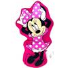 ILS I LOVE SHOPPING Cuscino 3D Shaped Sagomato peluche per Bambini in Poliestere con la Forma sagoma Personaggio (per MINNIE MOUSE Topolina)