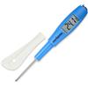 FISHTEC Spatola Termometro di cottura per carne, salse, cioccolato, pasticceria, bagnomaria - Visualizzazione Digitale - spatola di solicone - Utensile da cucina - 24CM