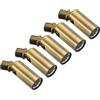 PATIKIL 180 Gradi Inclinato Soffitto Luce Adattatore, 5pz M10 Filetto Lampadari Soffitto Pendente Illuminazione Adattatore per Angolo o Irregolare Soffitto, Bronzo